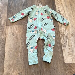 Bonds Strawberry Milk Print Kids One Piece